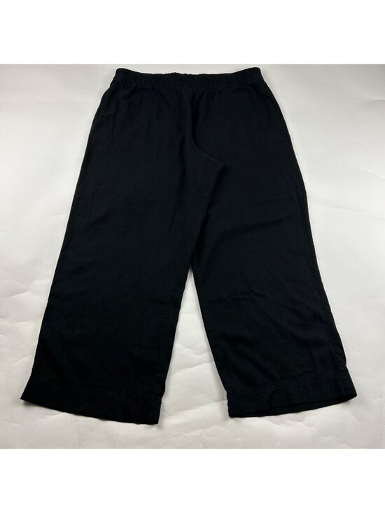 Old Navy Pants - Old Navy Black Linen Blend Wide Leg Lounge Pant XL